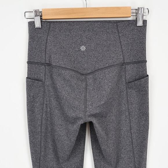 Athleta Salutation Stash Pocket II 7/8 High Rise Tight Grey Size Small - Picture 5 of 7